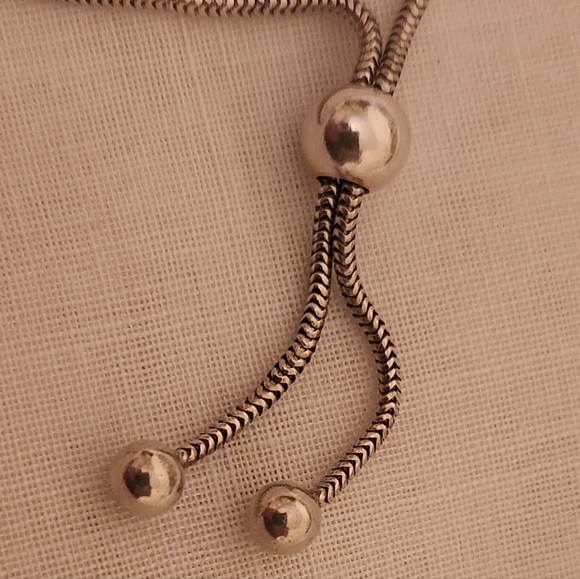 Dyadema Sterling Drawstring Bracelet - Picture 5 of 10